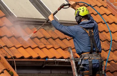 Démoussage et hydrofuge de toiture à Bouzel
